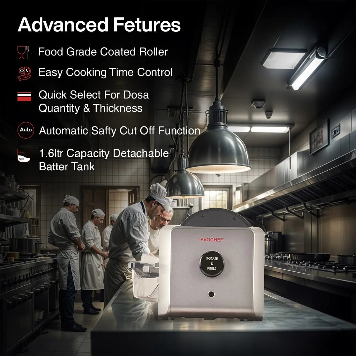 Automatic Commercial Dosa Maker