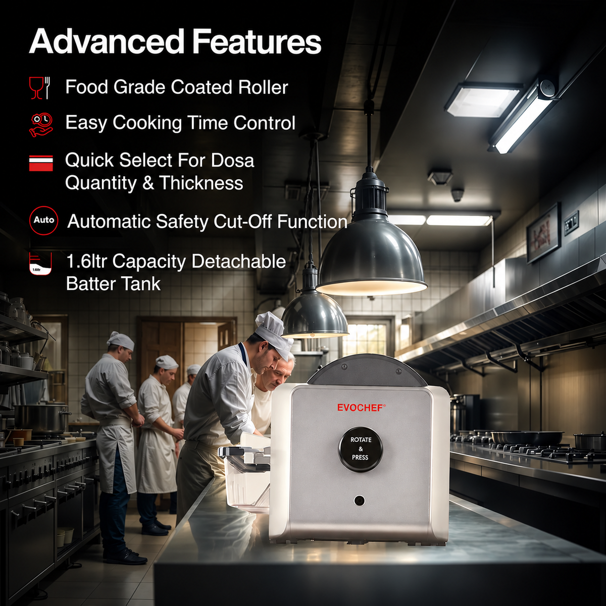 Automatic Commercial Dosa Maker